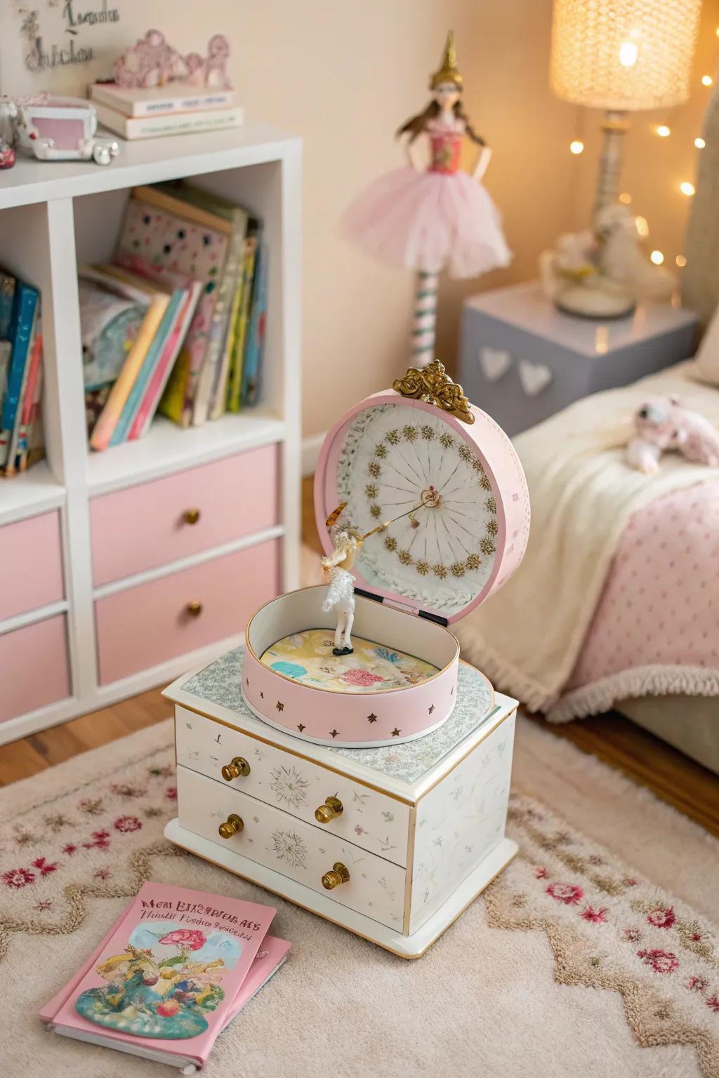 A fanciful music box bringing fairytales to life.