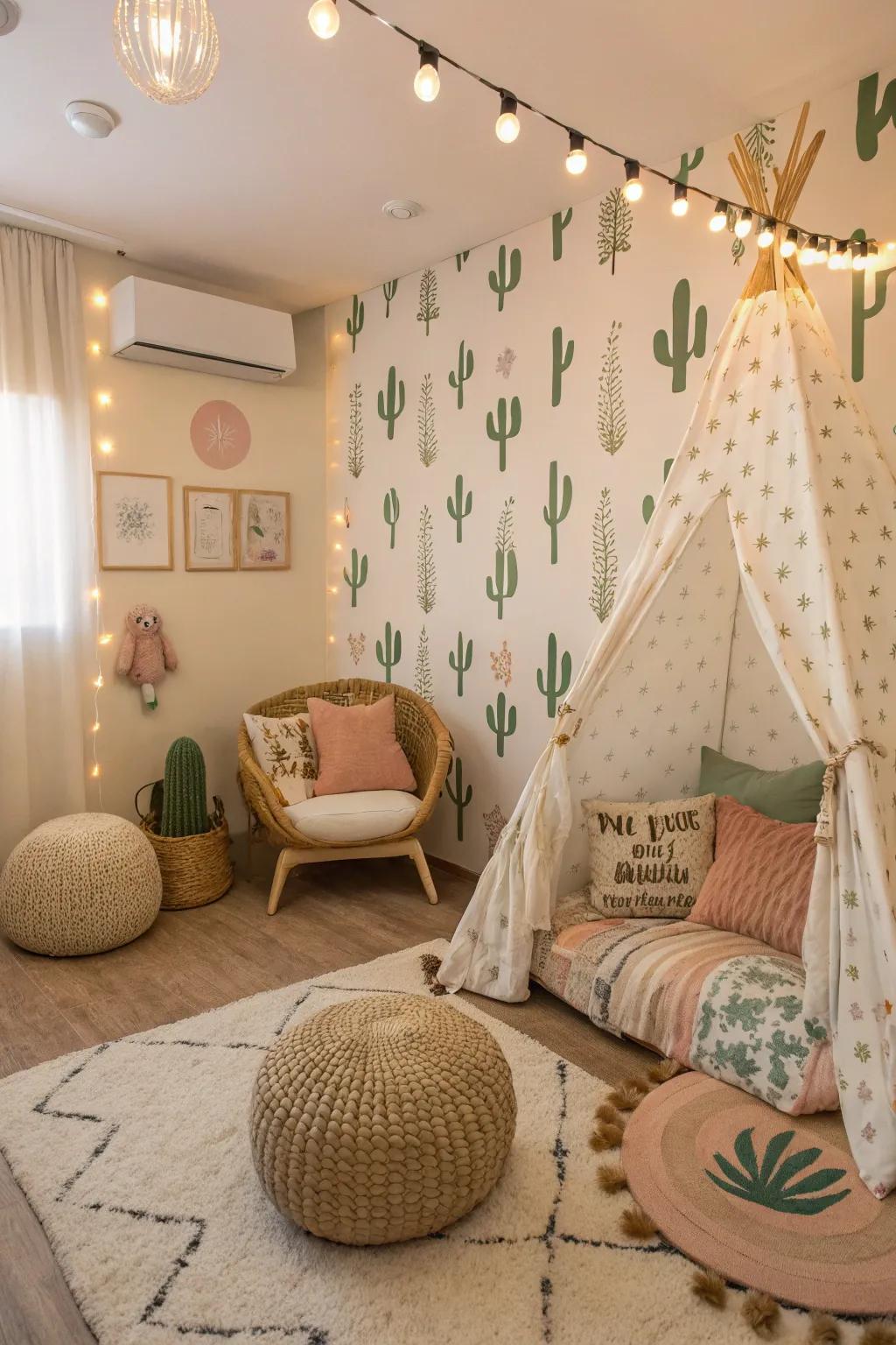 Discover tranquility in a desert-inspired nursery.