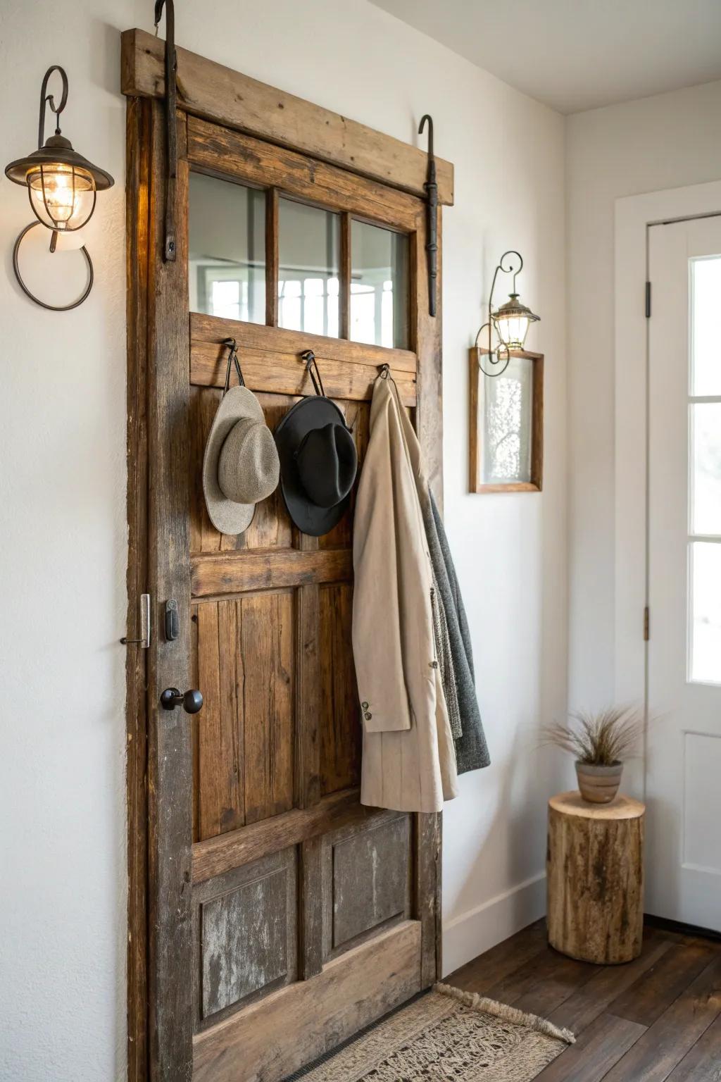 Transform tradition into style with this rustic organizer.