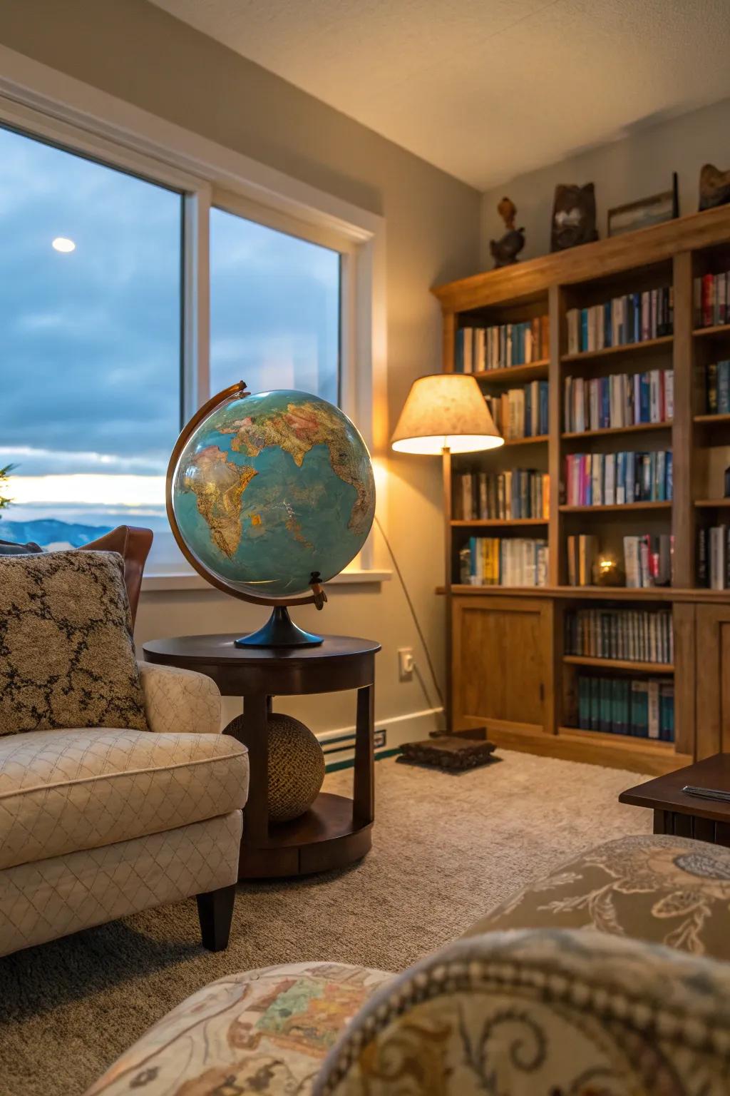 An interactive globe that sparking curiosity and a desire for adventure.