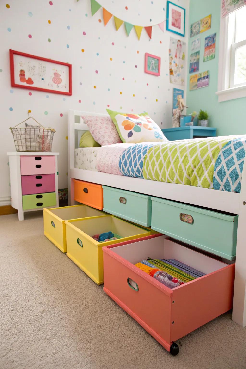 Giving drawers a new use adds charm and purpose.
