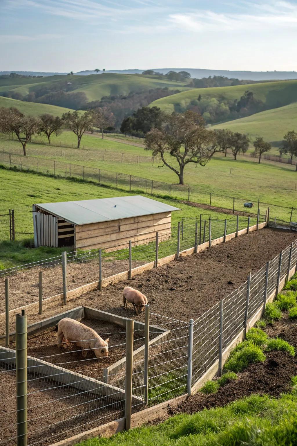A secure perimeter that assures safeguarding and tranquility.