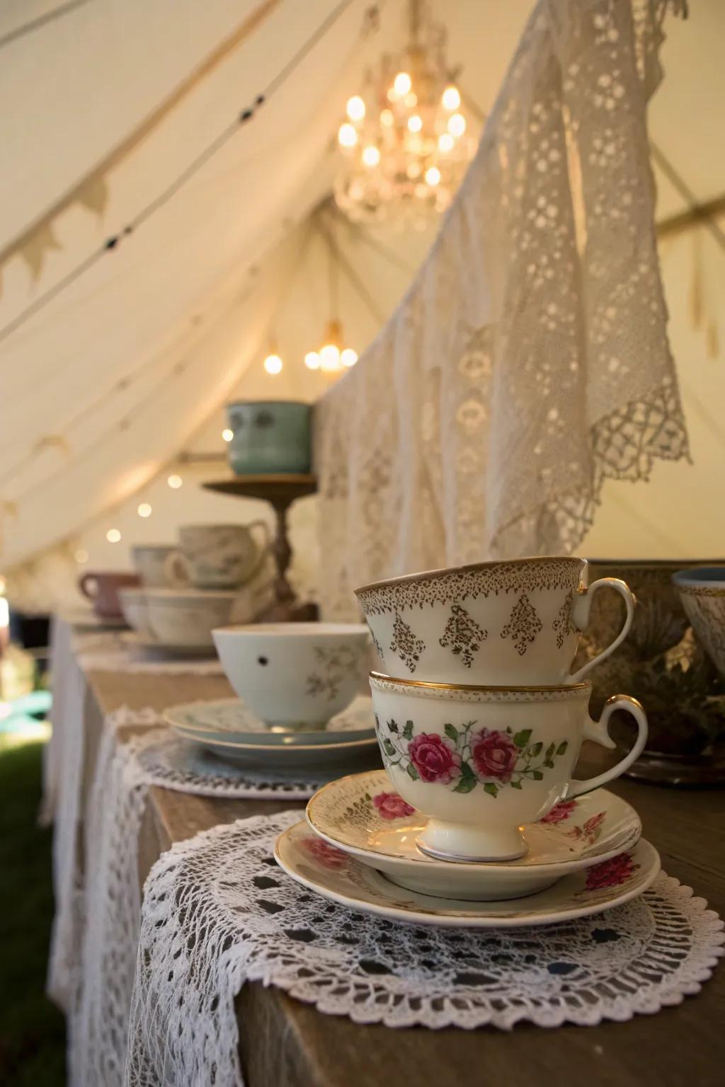 Vintage touches bring appeal and fond memories to the event.