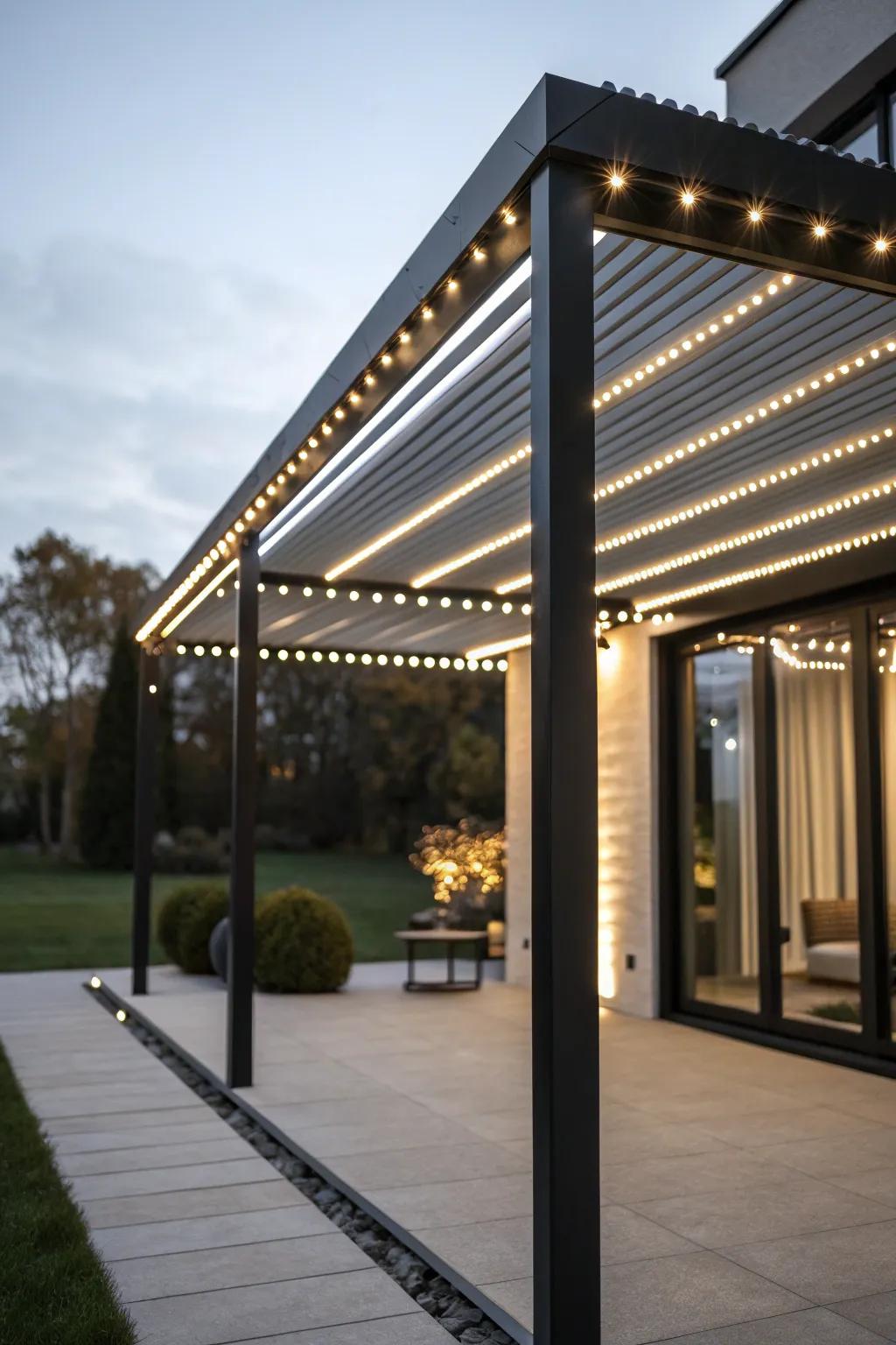 Modernize your space via LED strips.