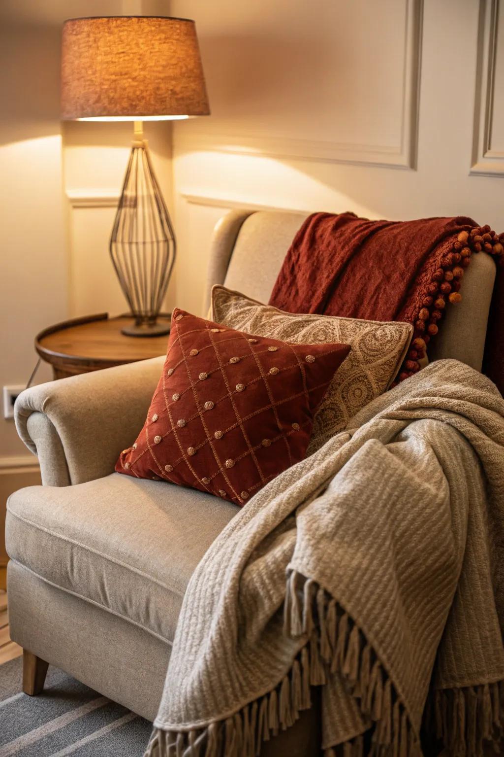 Areas displaying purple provides luxurious resting spots properly.