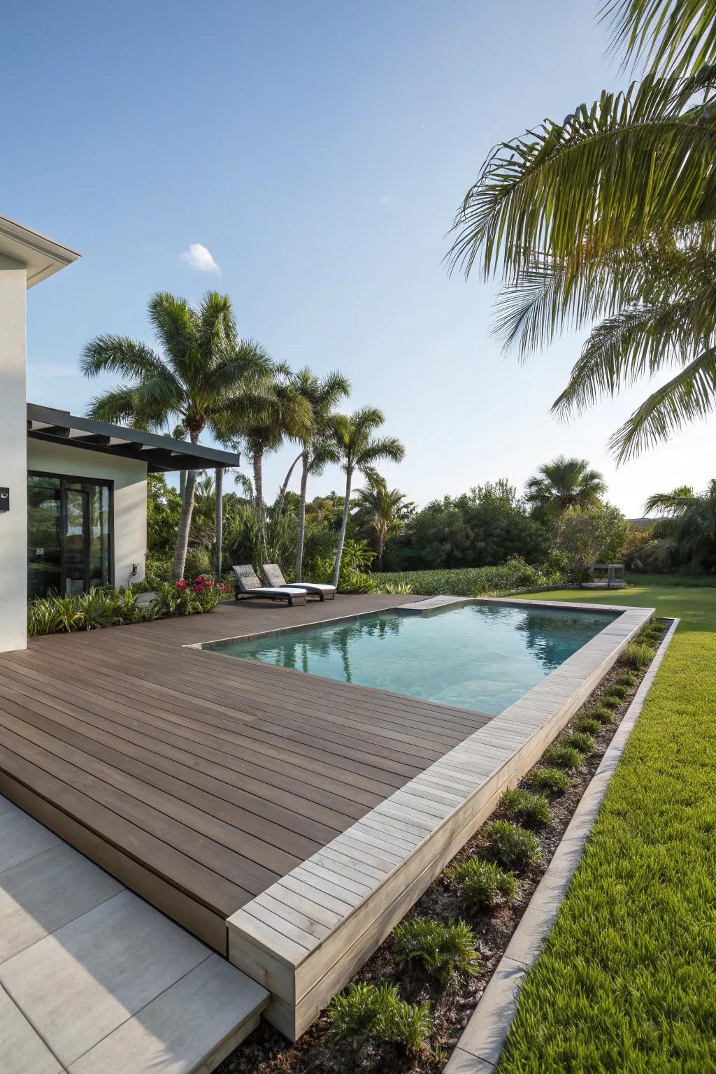 Go green with stylish and sustainable decking options.