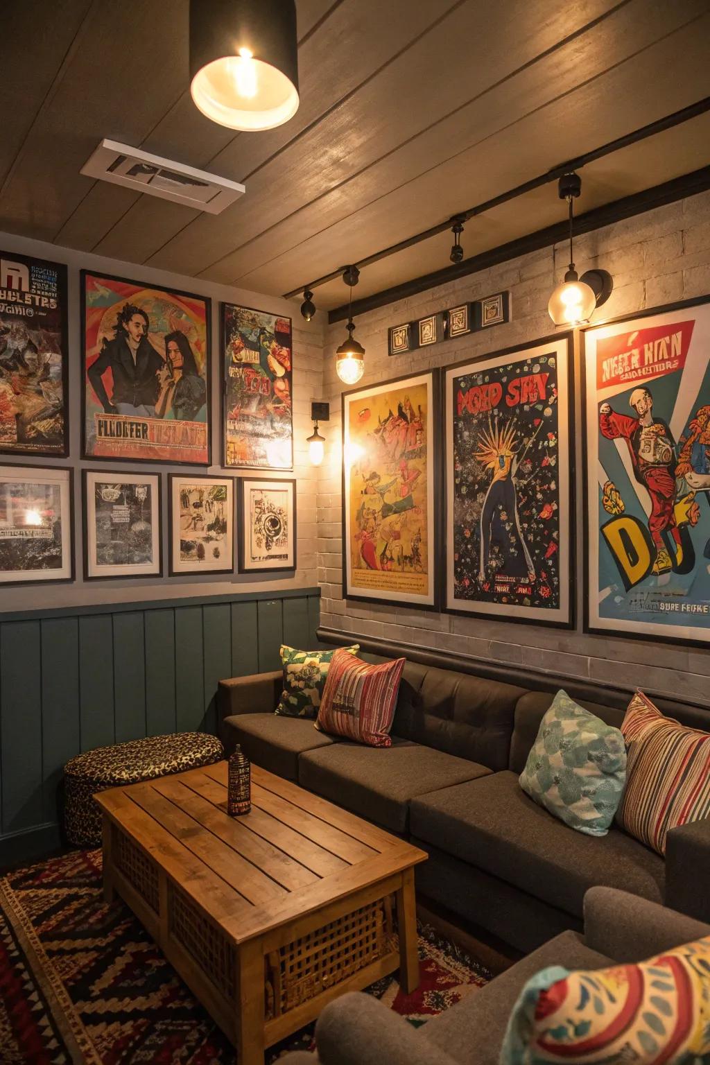 Comic art posters that introduce enjoyment and vibrancy.