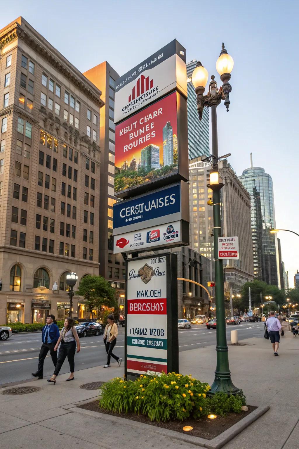 Strengthen brand identity with custom-branded property markers.