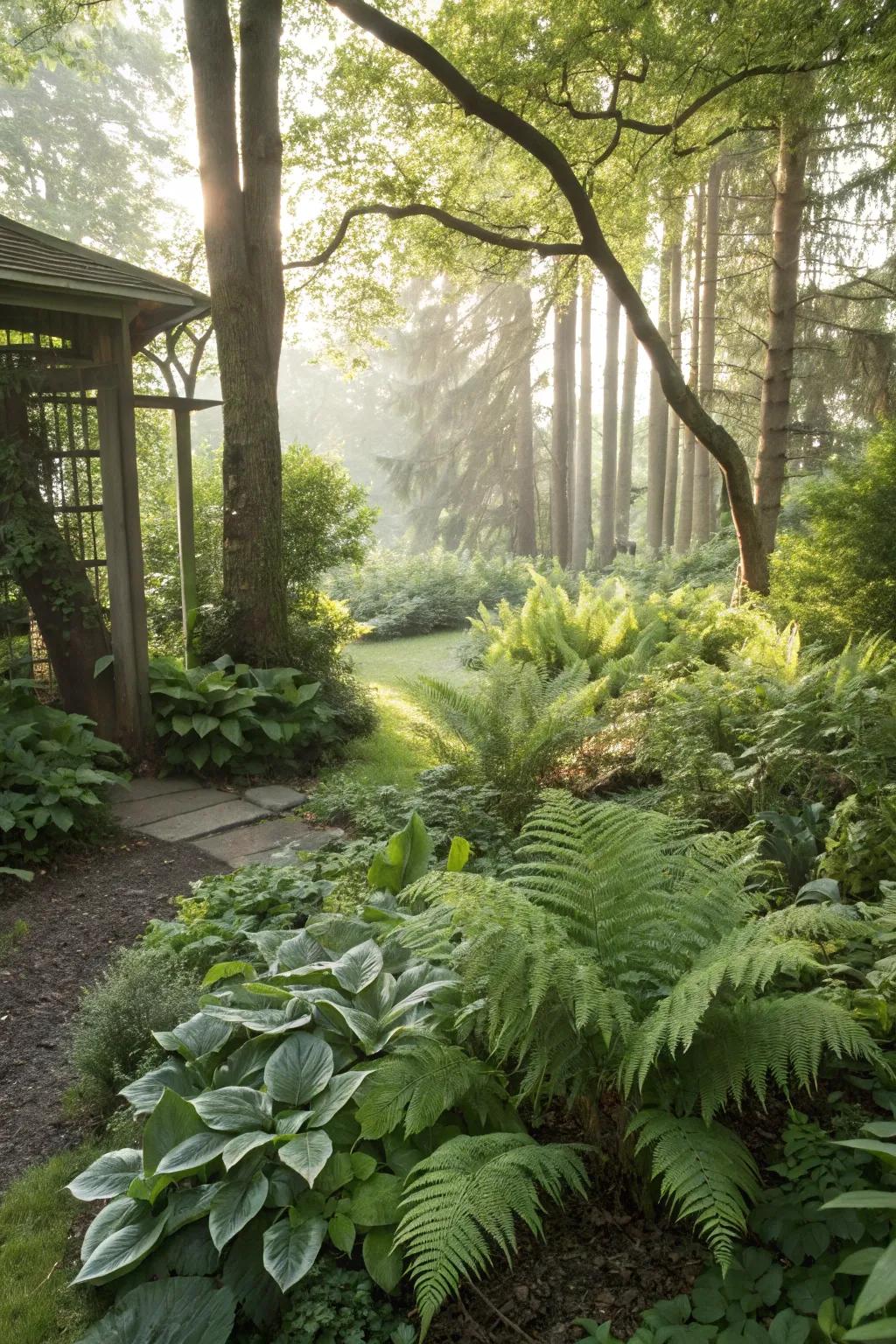 A woodland nook offering a bewitching refuge.