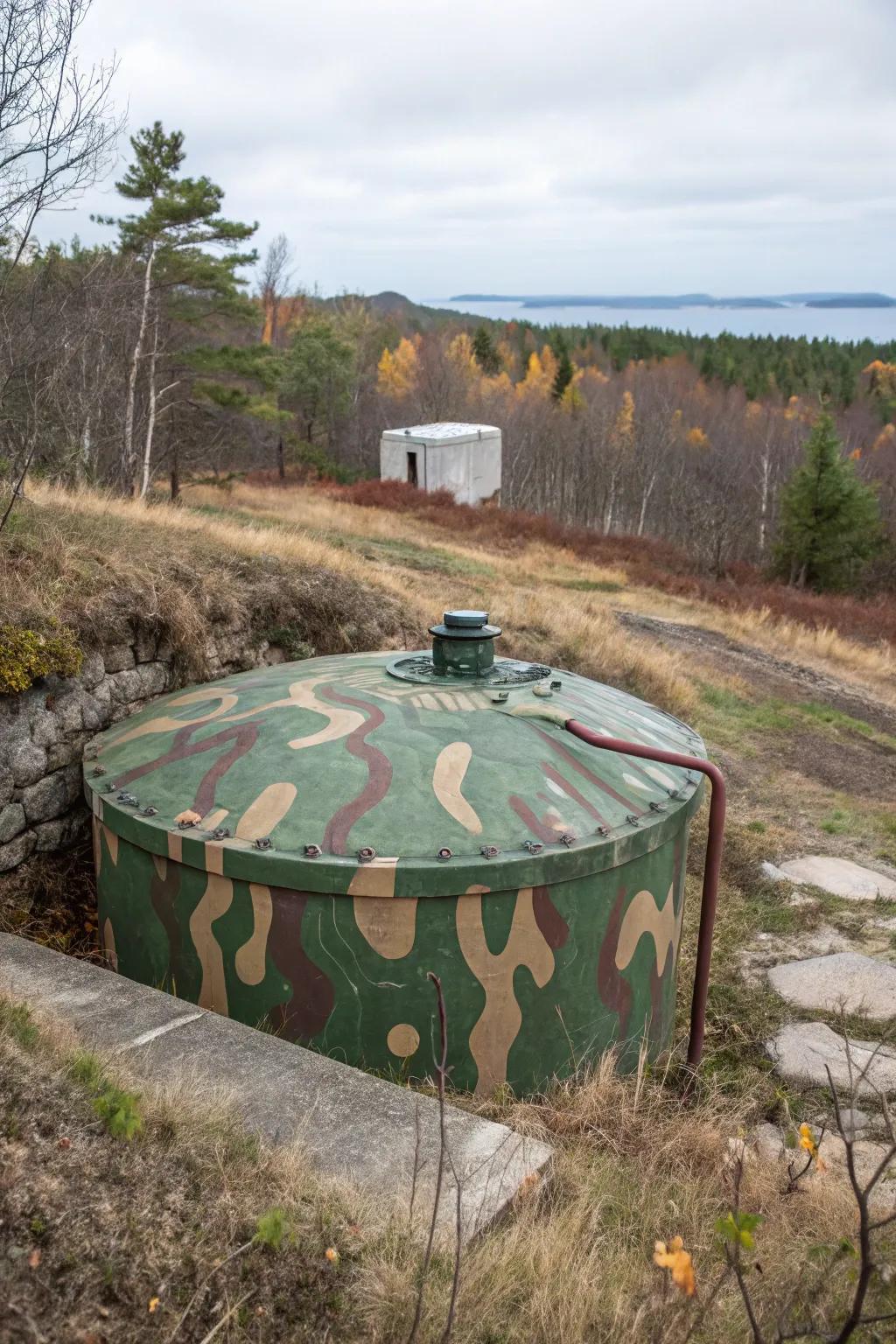 A pigmented lid can seamlessly fuse into the setting.