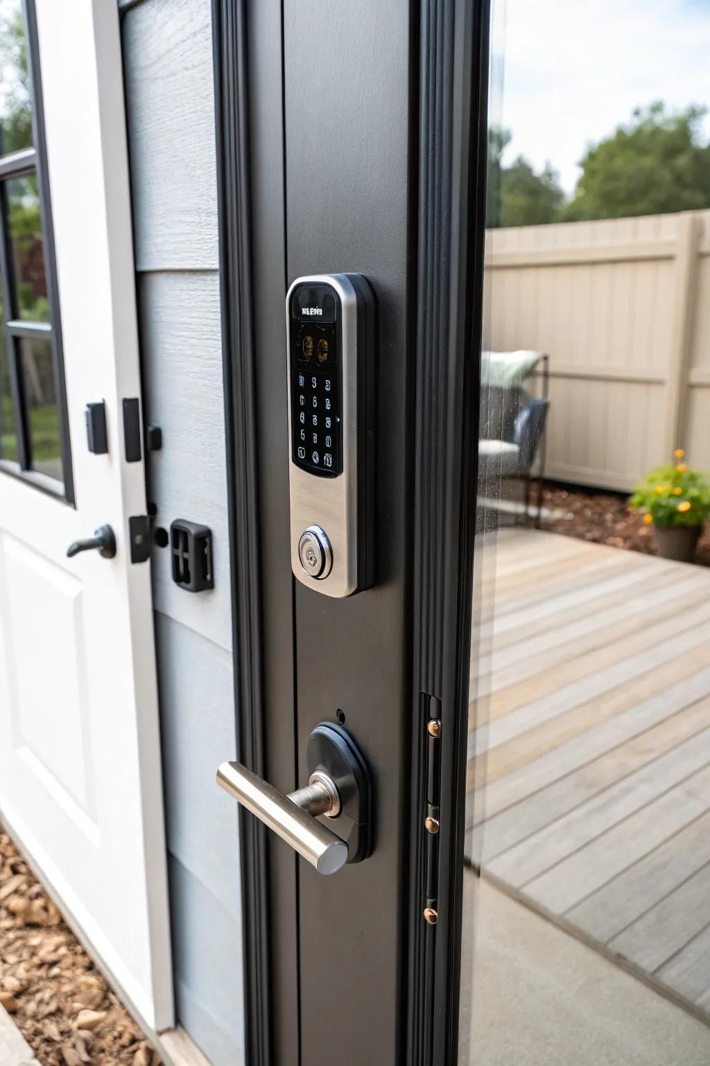 A smart fastener integrating security with modern design.