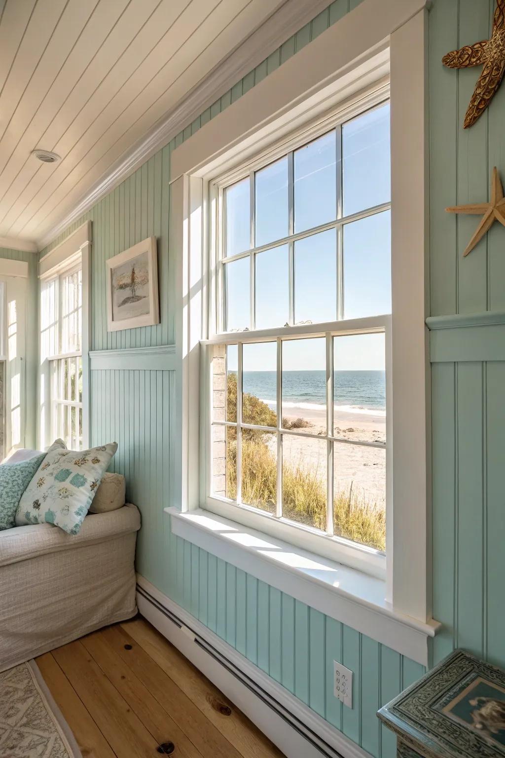 Texture is added by beadboard trims.