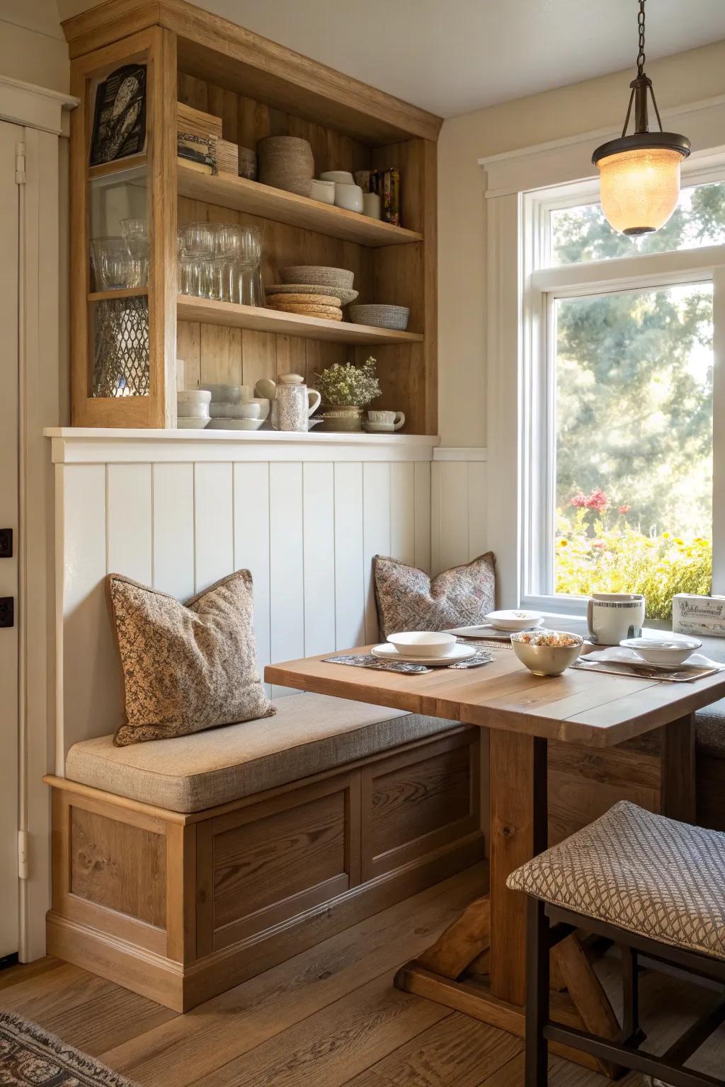 Turn corners into functional spots.