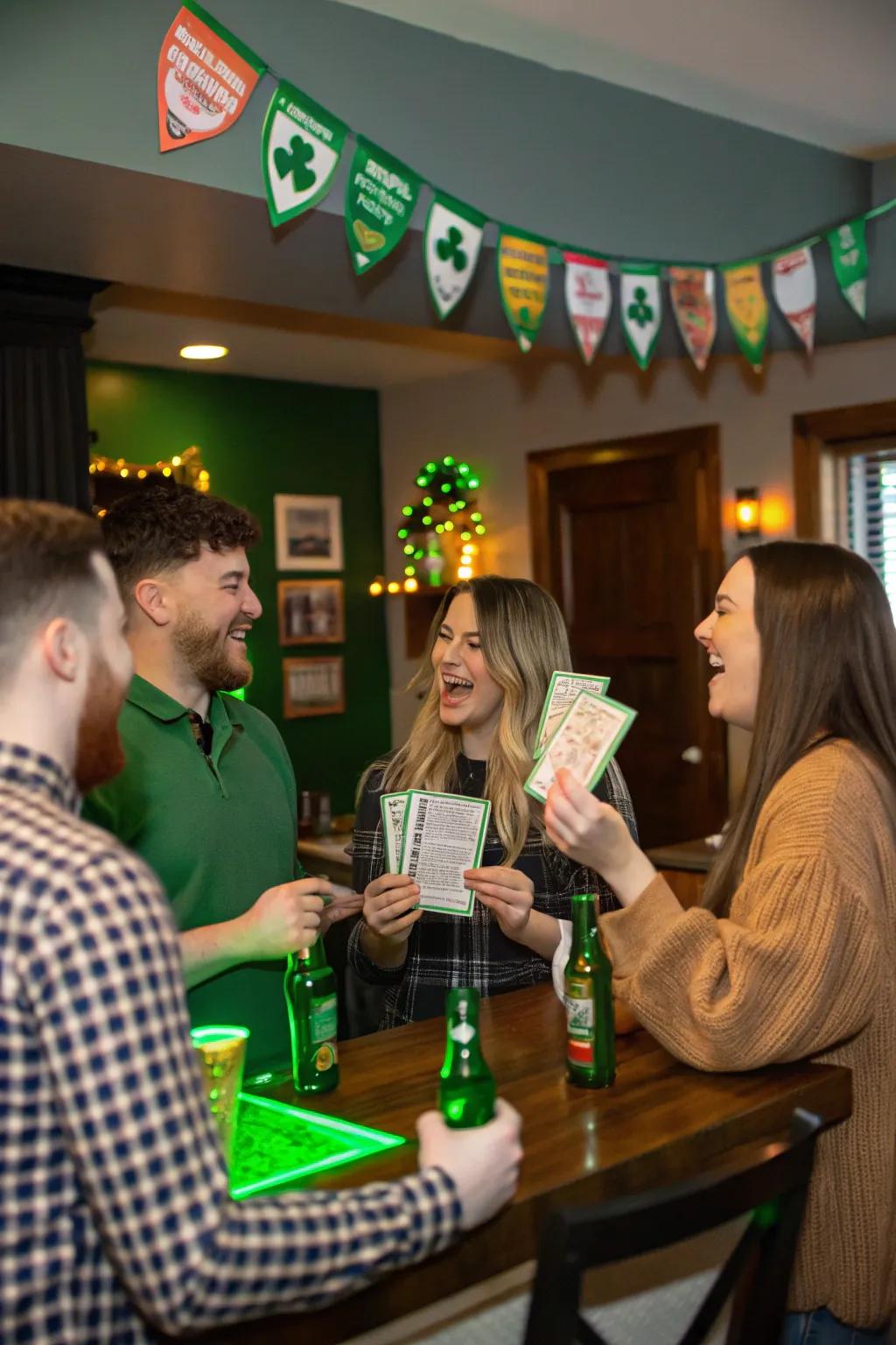 Trivia games provide entertainment and a chance to learn about Irish culture.