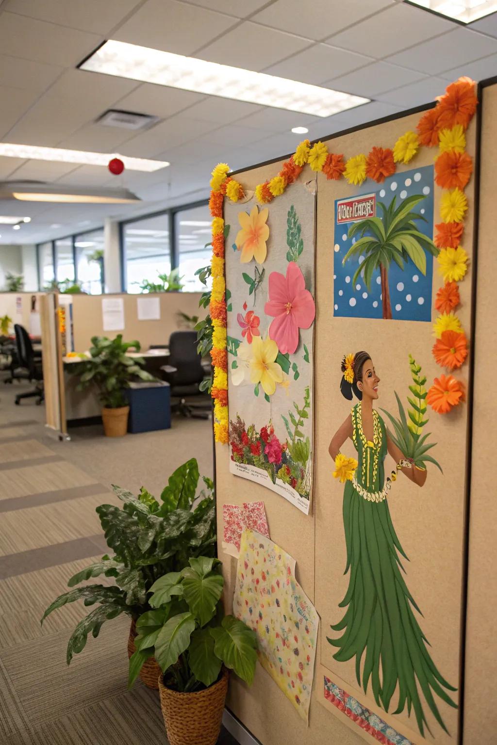 Share the welcome with a display brimming with Hawaiian warmth and hospitality.