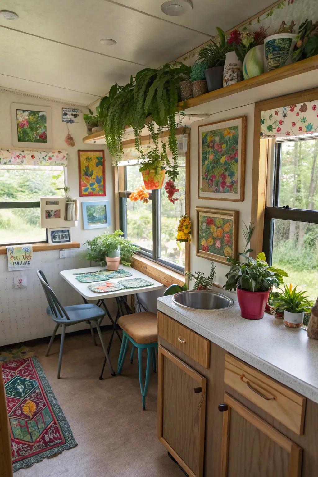Decorative touches add warmth and personality to your kitchen.
