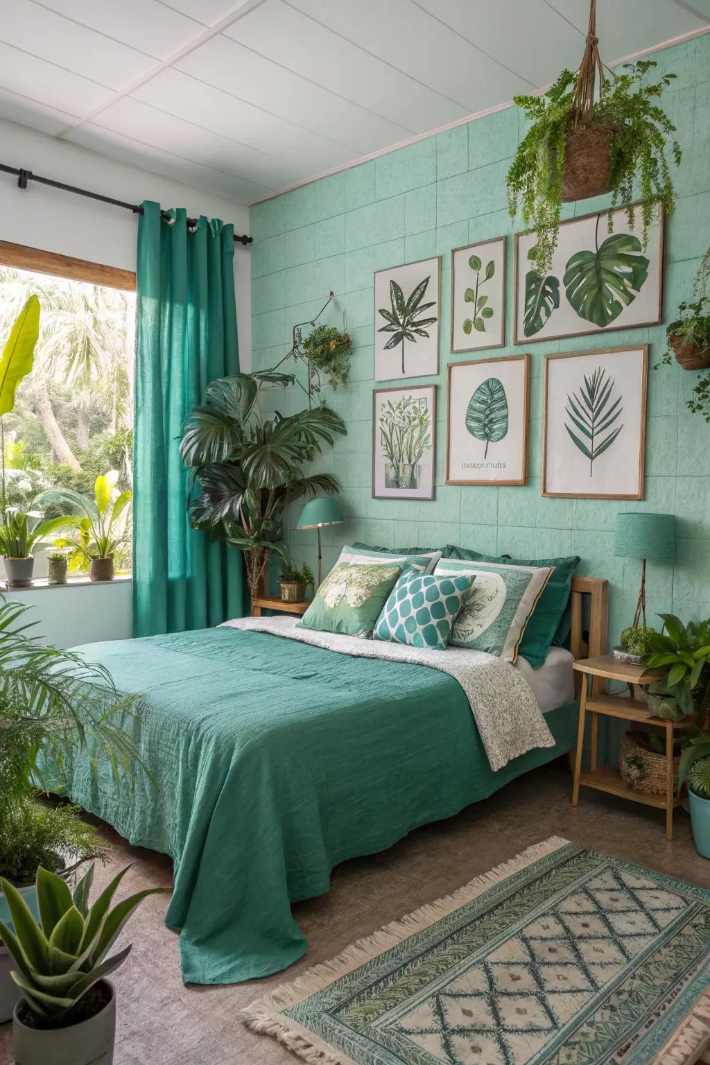 Garden themes bring a fresh, natural feel.