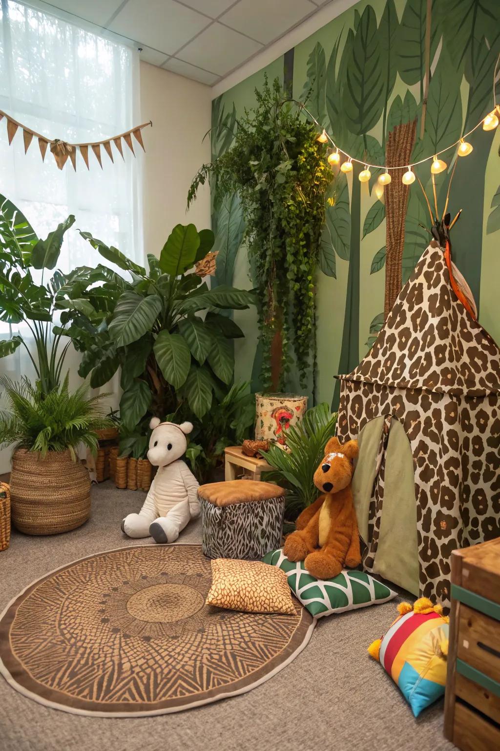 Embark on an exciting safari expedition with wild and wonderful elements.