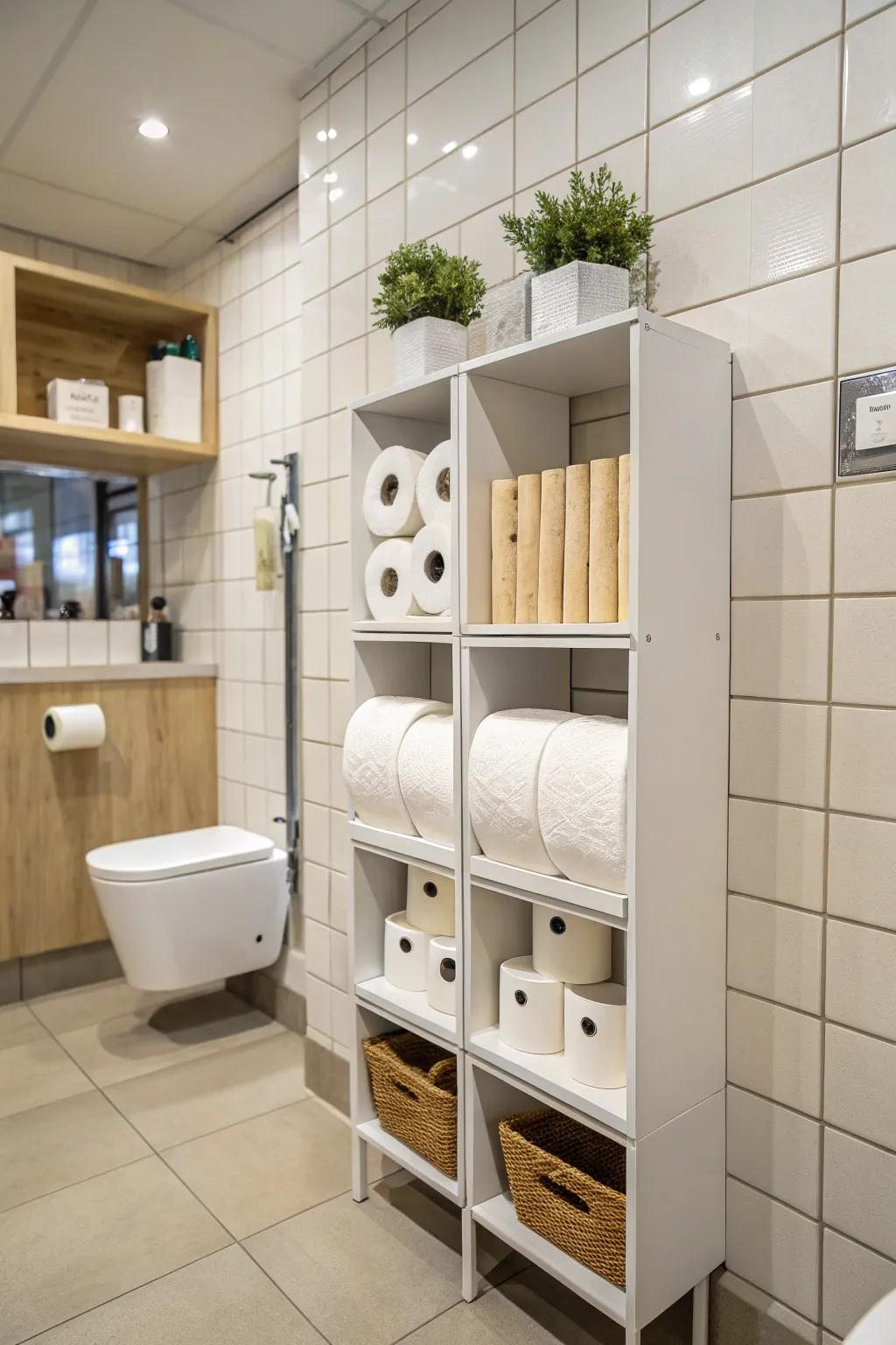 Enjoy flexibility with modular storage options.