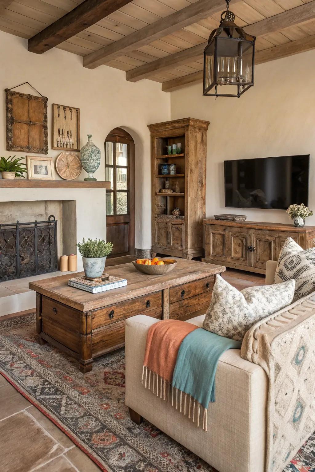 Imperfections add realness and charm to the decor.