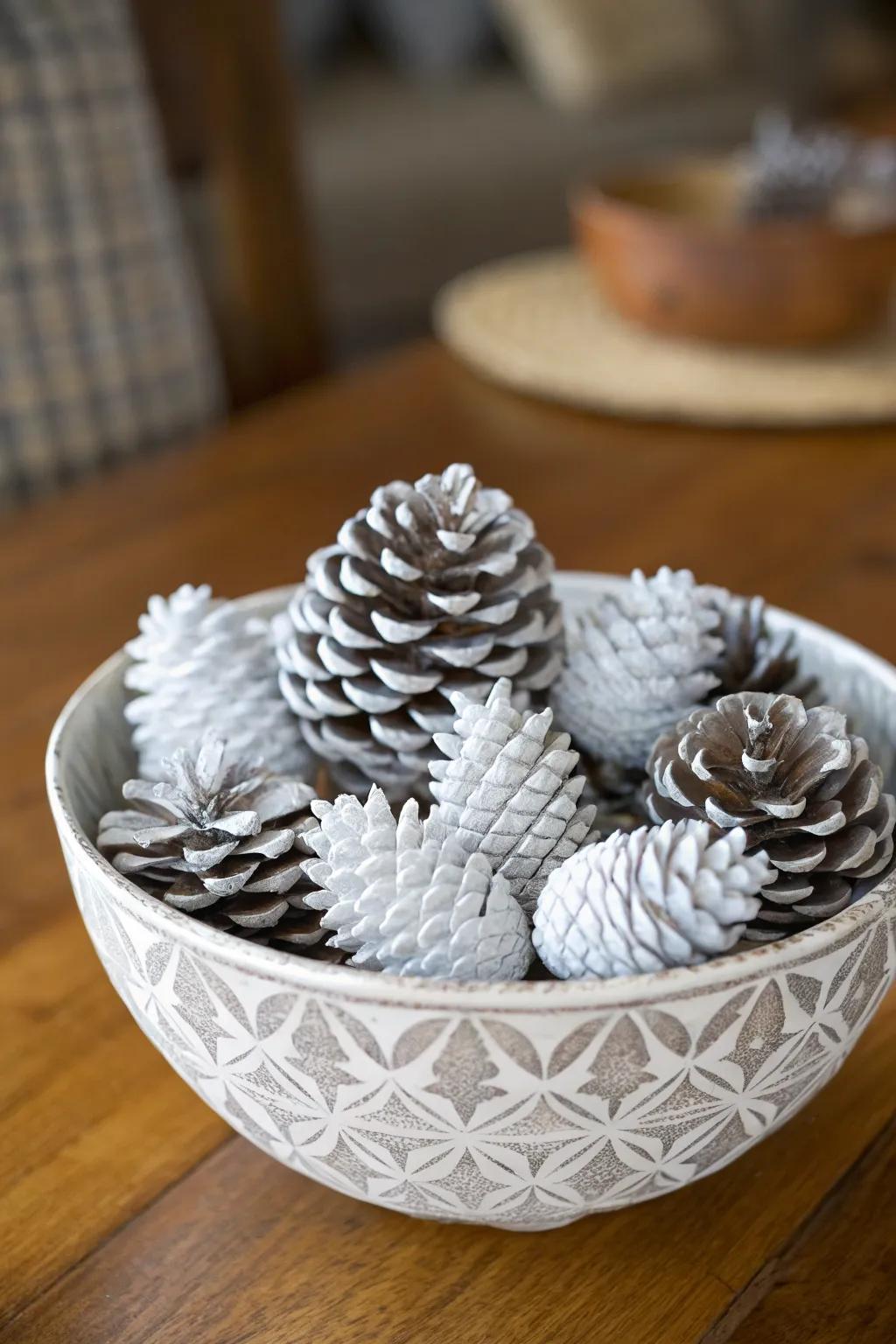 Cones that blend nature with elegance.