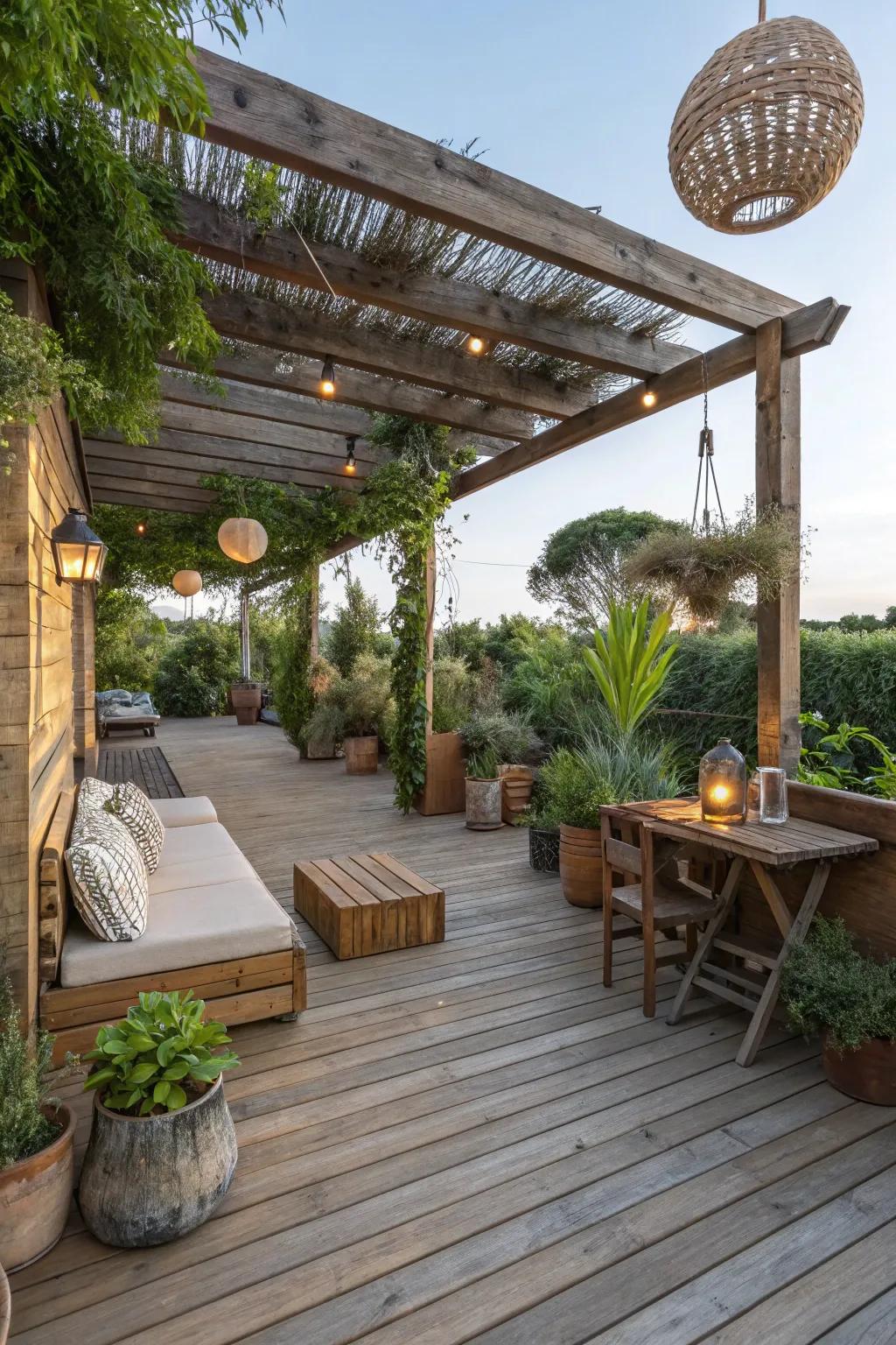 Sustainable deck materials offer an eco-conscious and elegant solution.