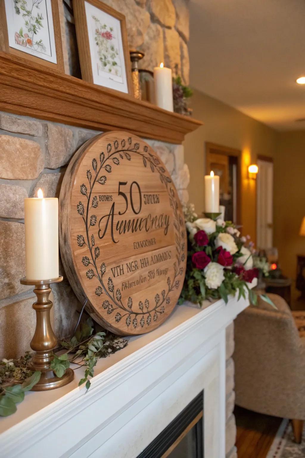 A memento that honors the journey of love through the years.