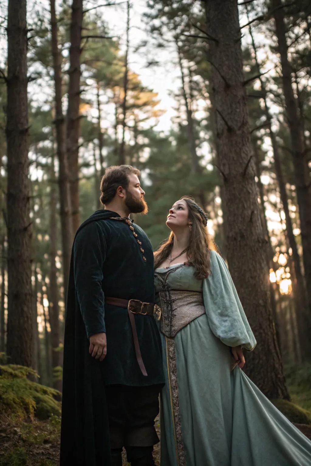 Themed costumes for a uniquely personal shoot.