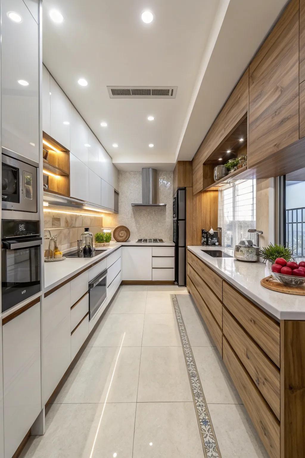 Modular kitchens offer both flexibility and stylish design solutions.