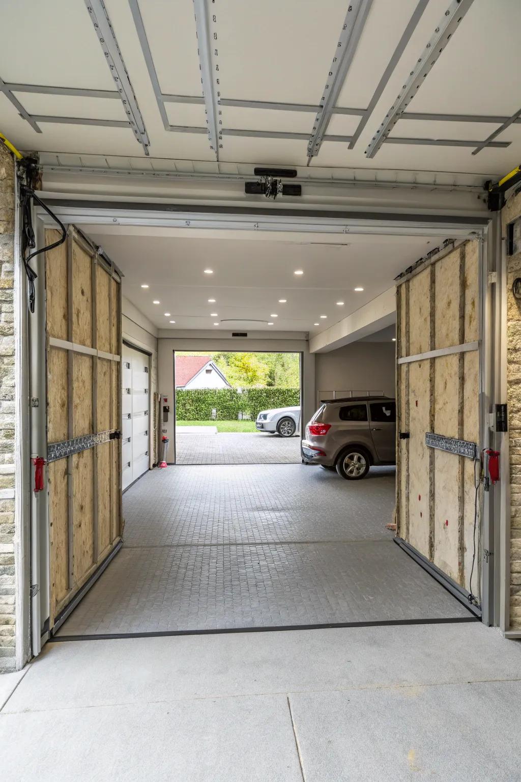 Stay comfortable with effective garage protection from the elements.