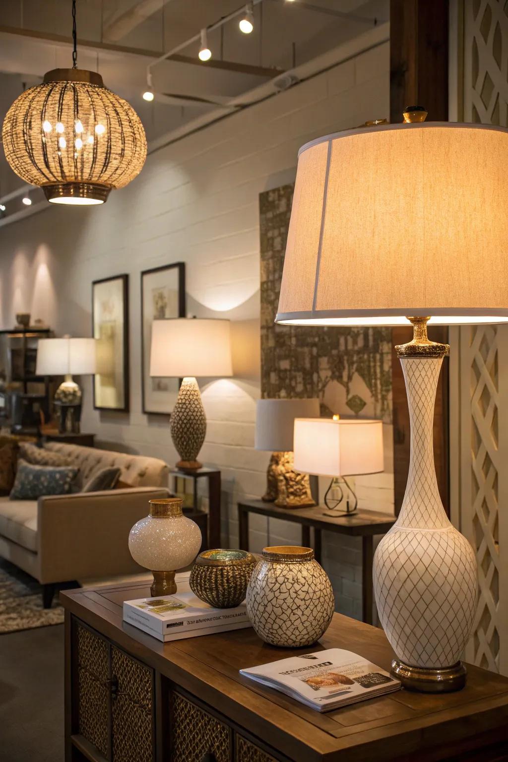 Putting in different levels of lighting brings depth and warmth to a room.