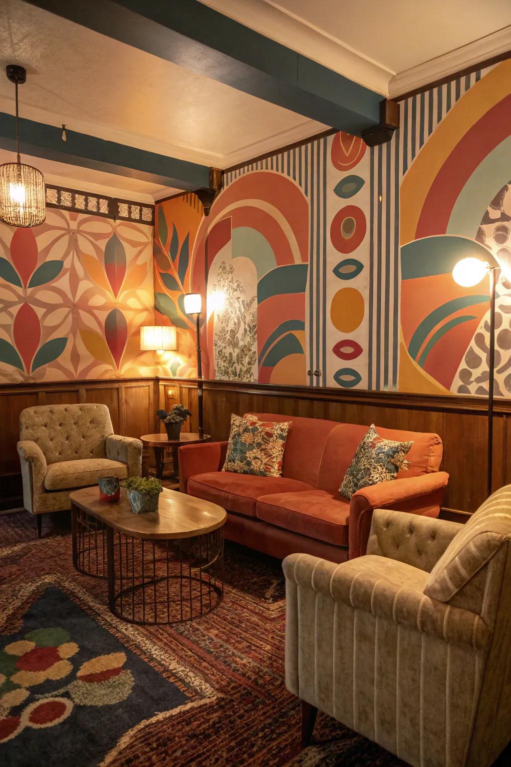 Retro-inspired designs add nostalgic charm to any room.