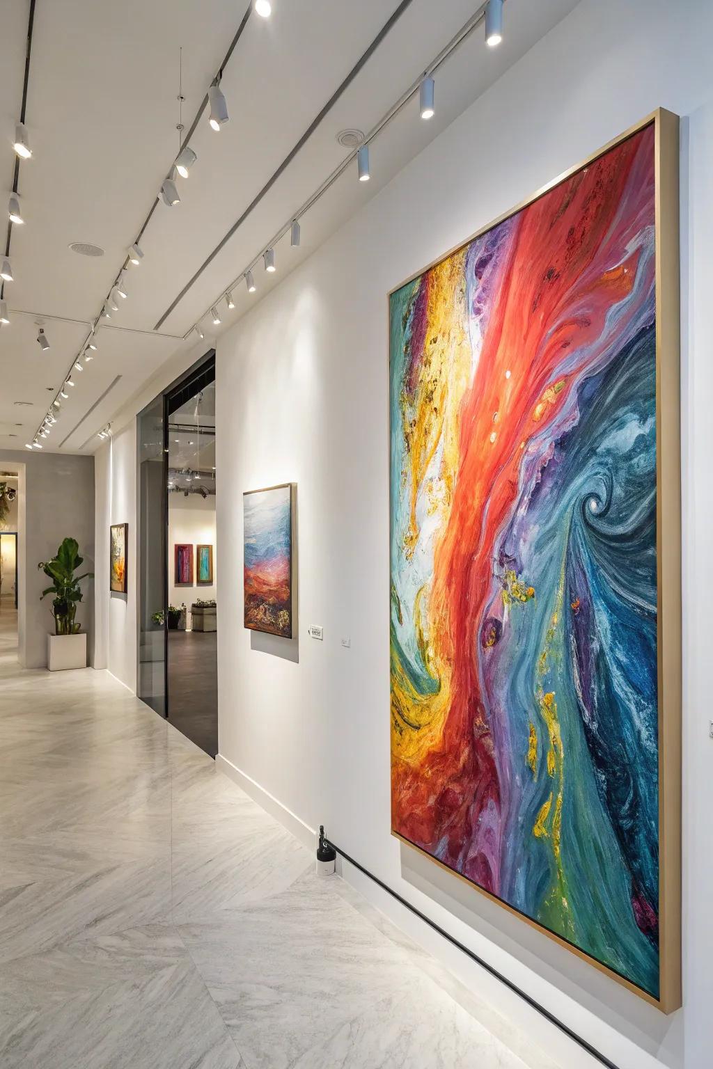 Splatter adds spontaneity and color to your decor