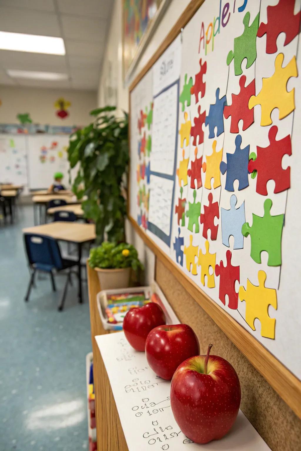 Challenge learners with a motivating fruit puzzle.