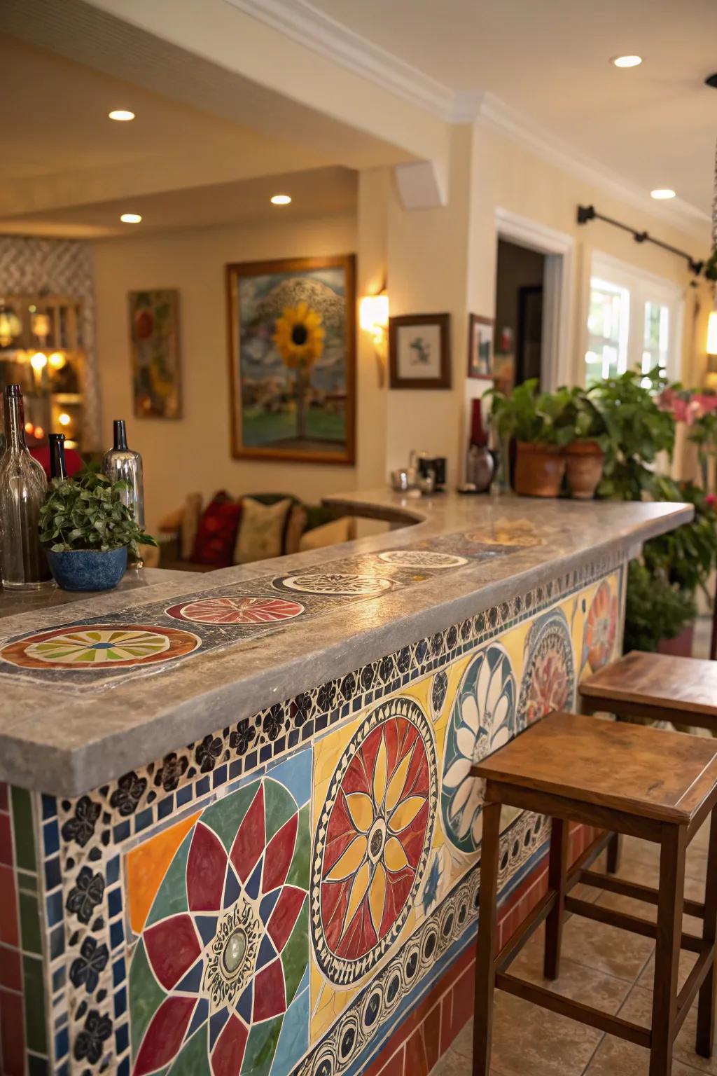 Tiny tiles deliver vibrant pattern dynamics.