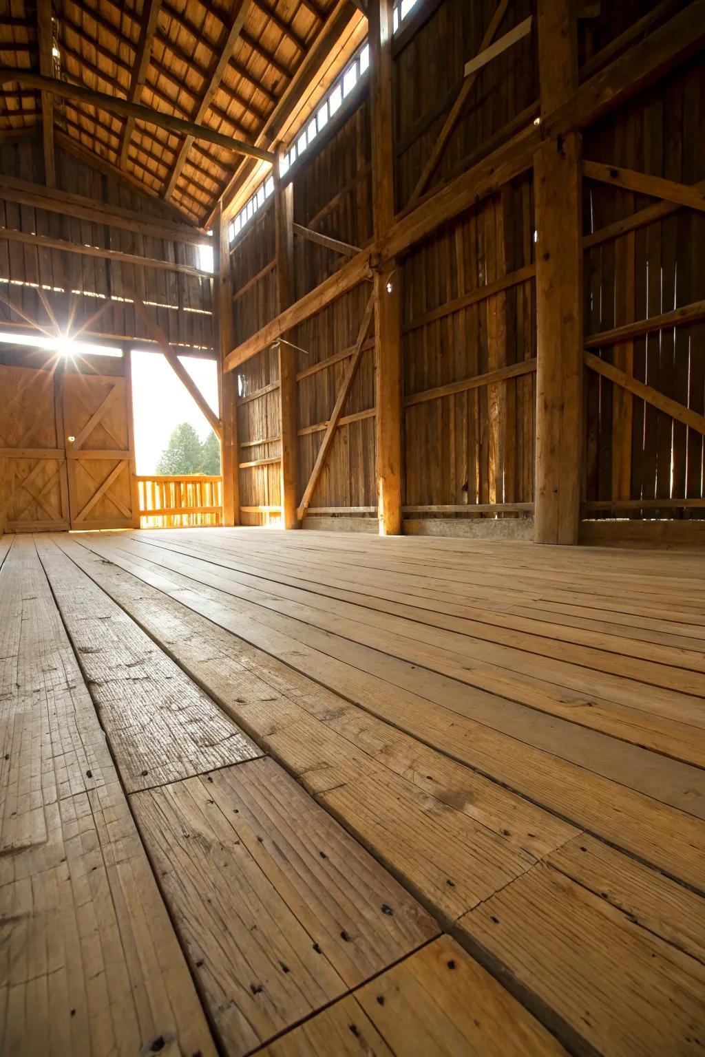 Bamboo floors provide a sustainable and modern choice.