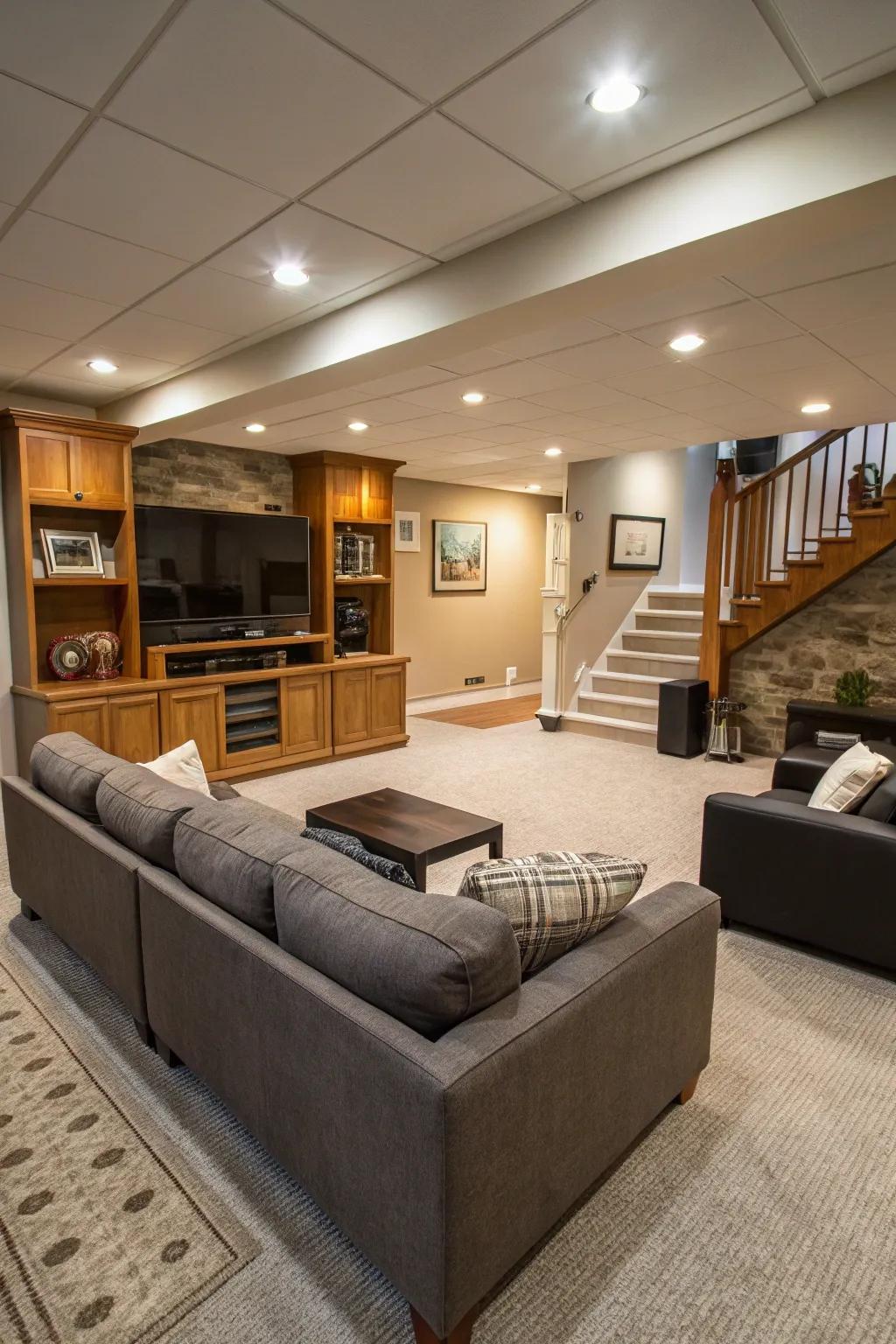 Adaptable furniture permits versatile dwelling.
