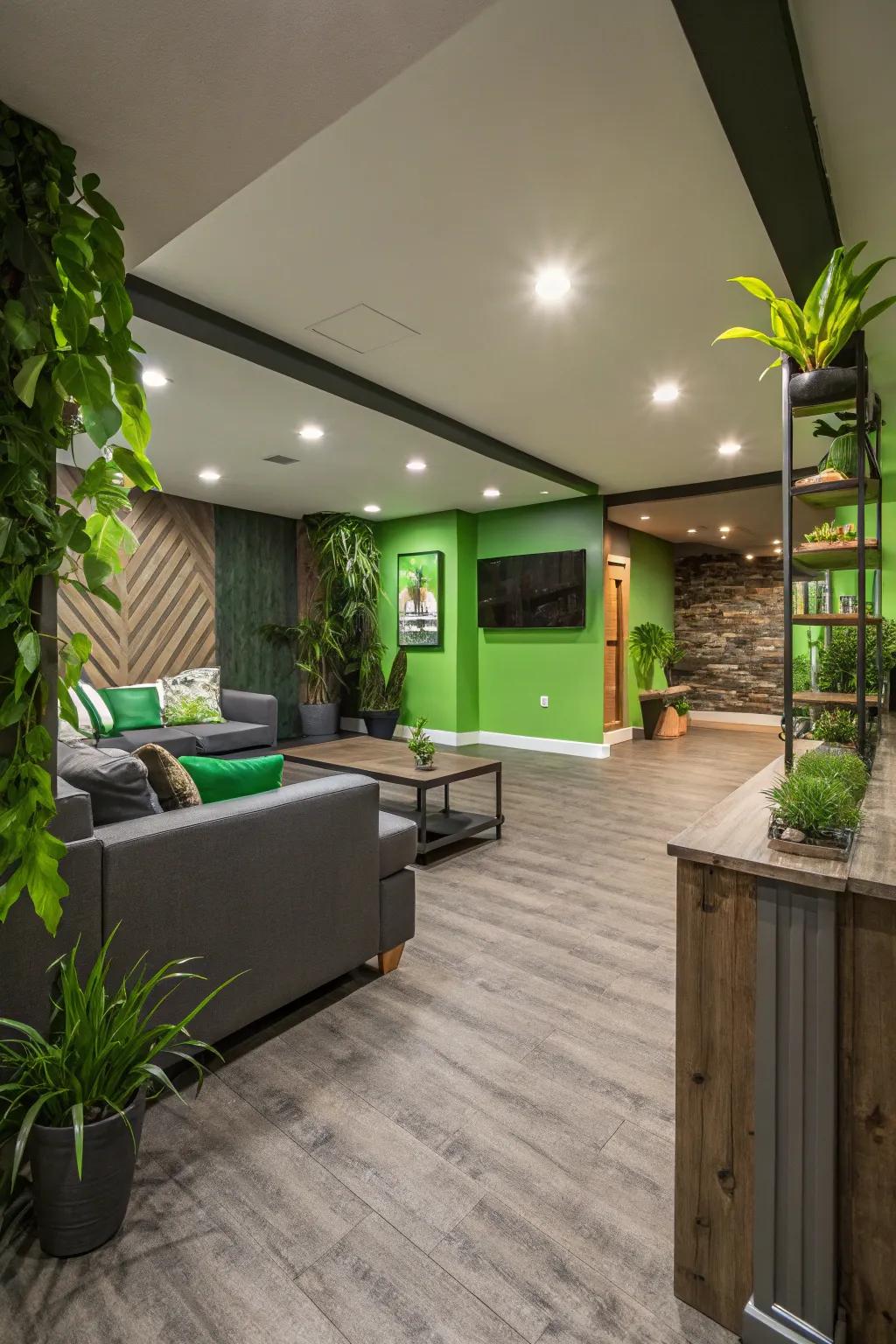 Eco-conscious vinyl flooring fosters sustainability.