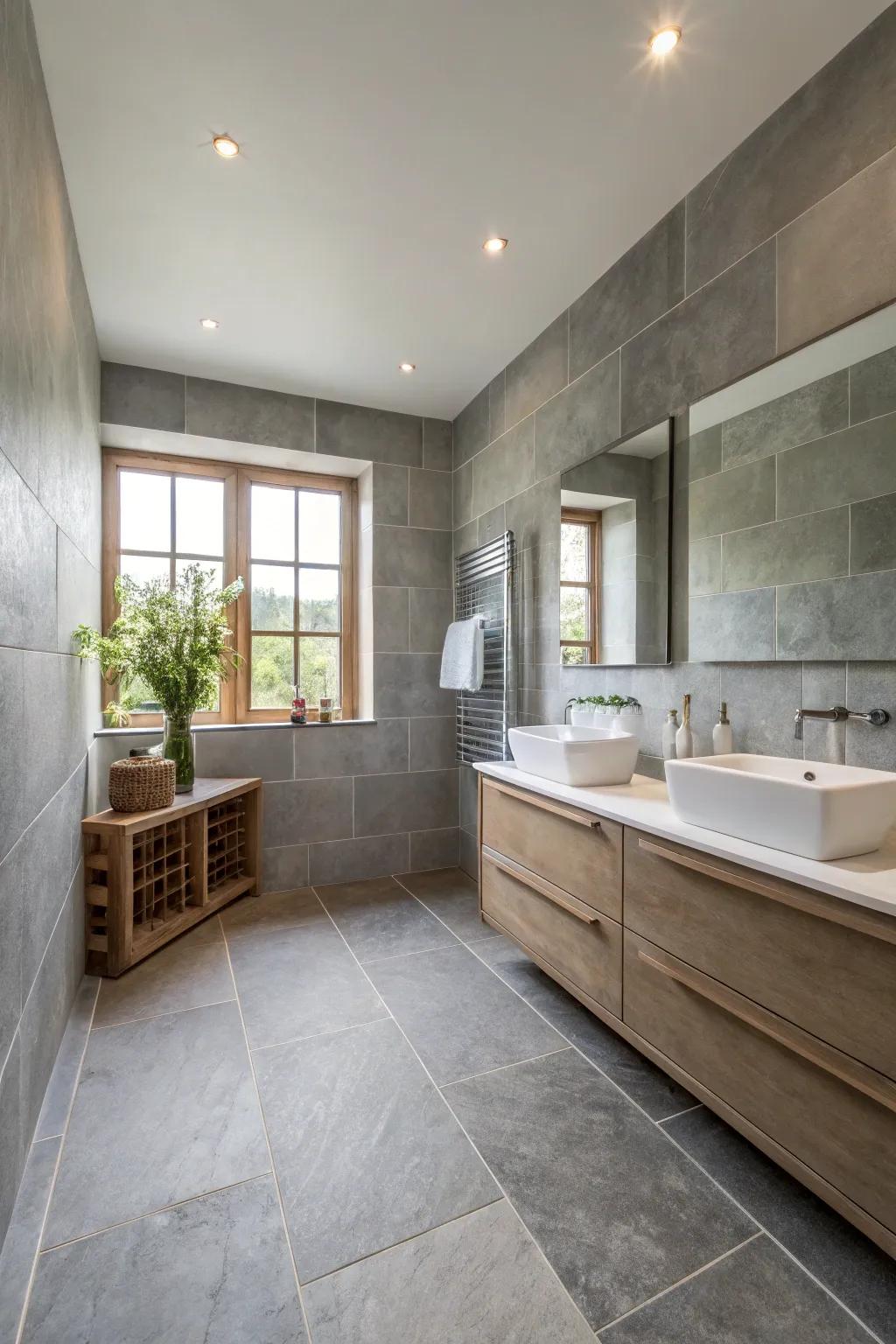 Streamlined and seamless with broad-sized panels.