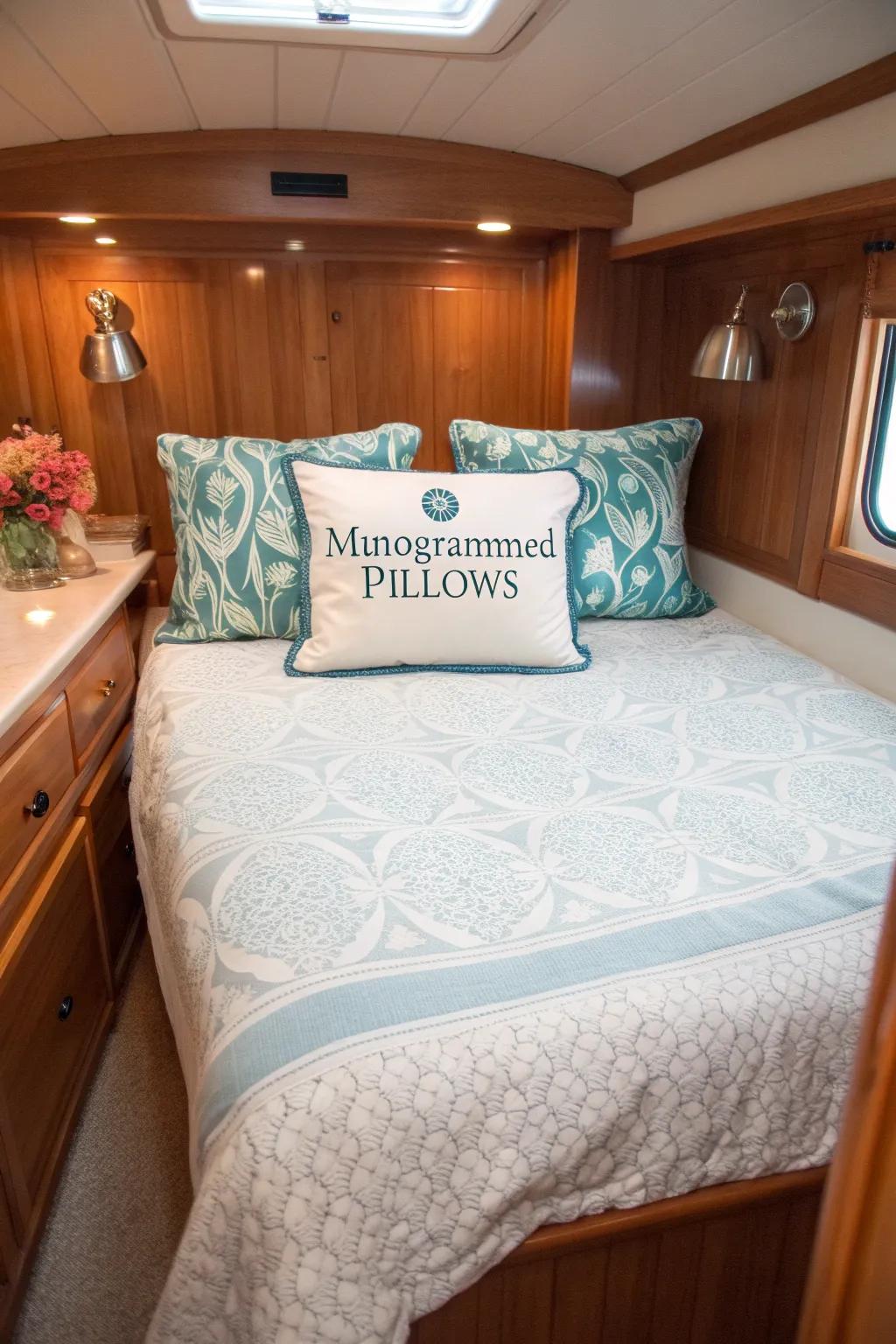 Personal details make your cabin distinctively yours.