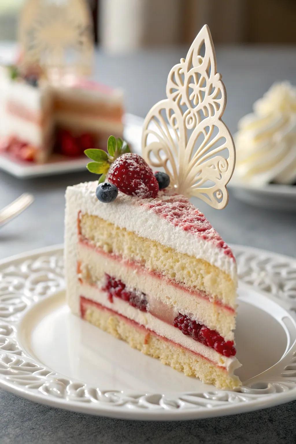 Sugar work increases sweetness and charm.