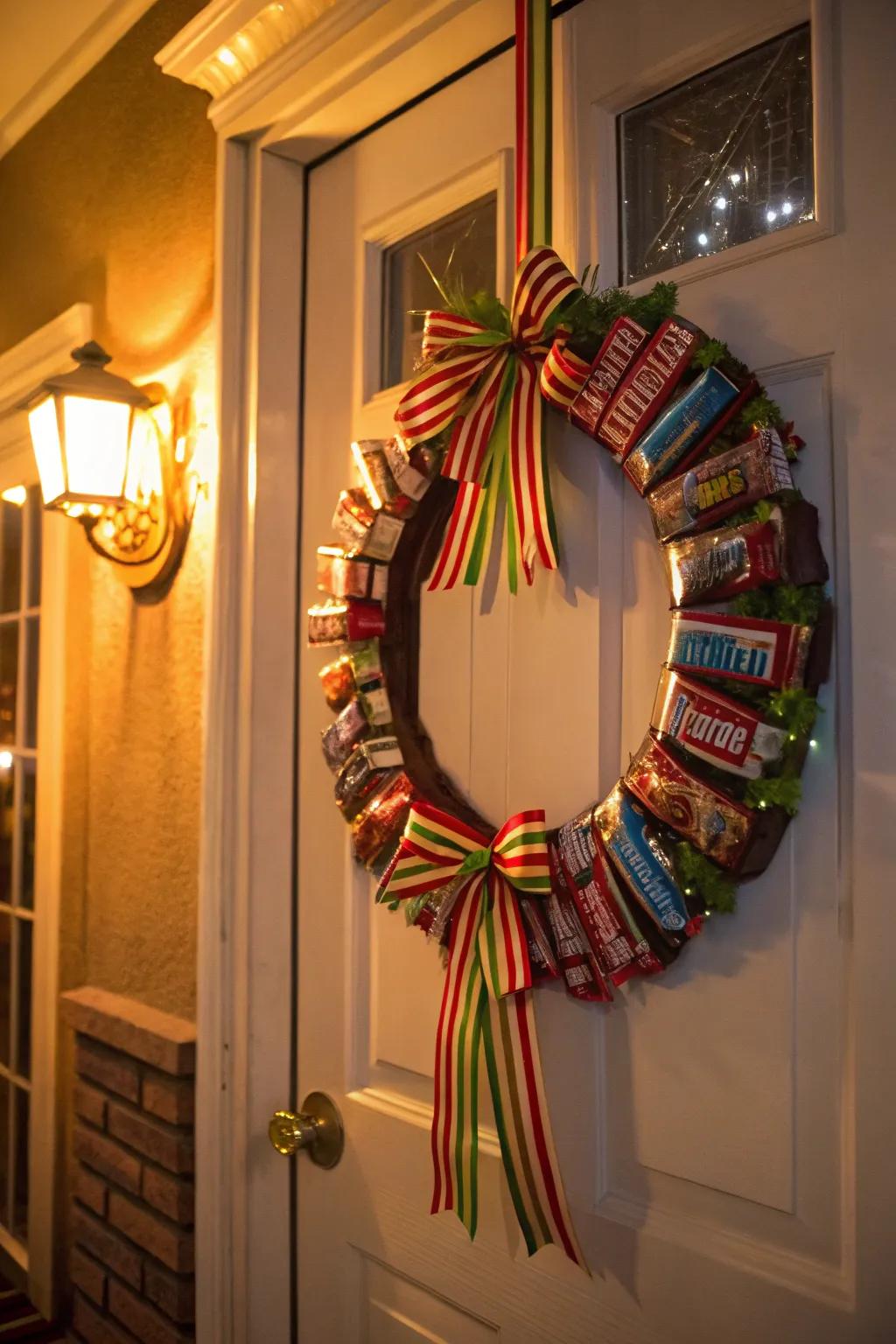 Sweet Circle Display offering a festive, edible decoration.