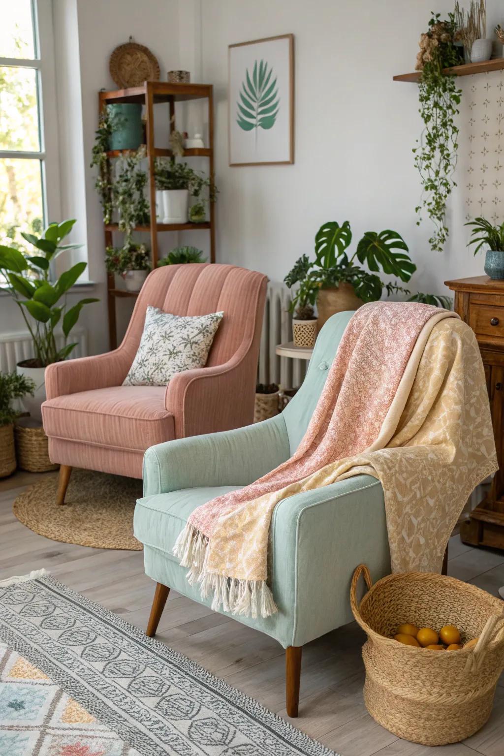 Seasonal materials preserve your decoration fresh and inviting.