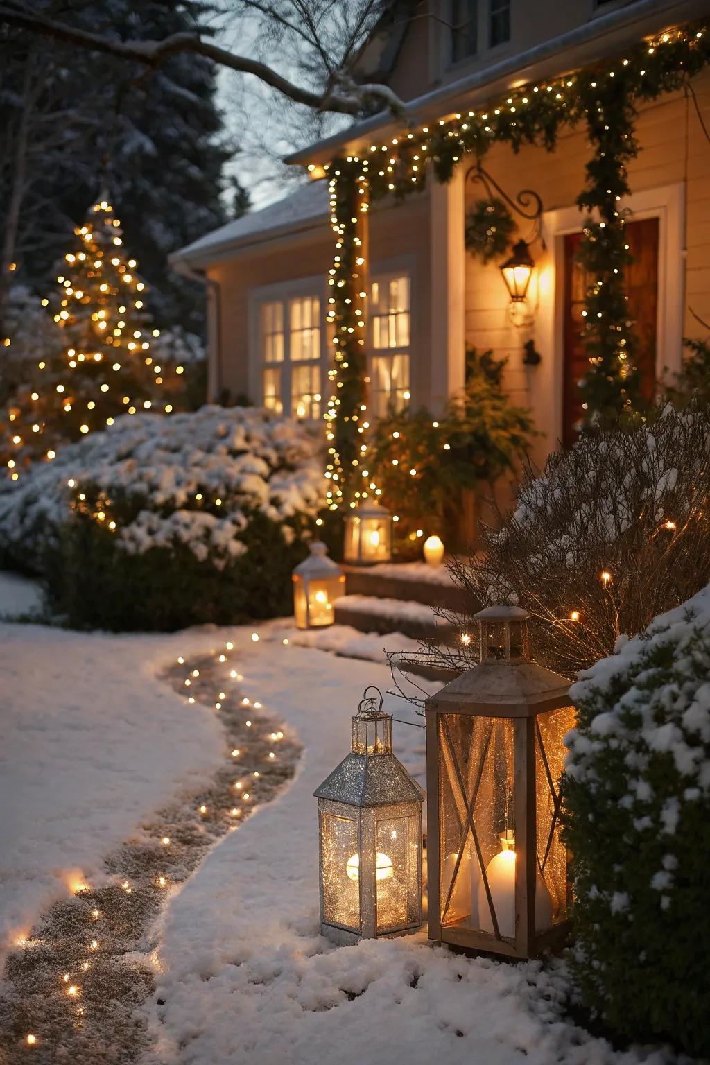 A magical outdoor light spectacle.