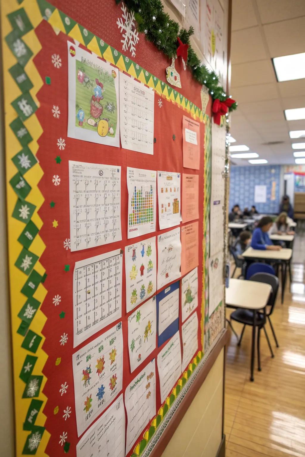 Math puzzles contribute a festive challenge to education.