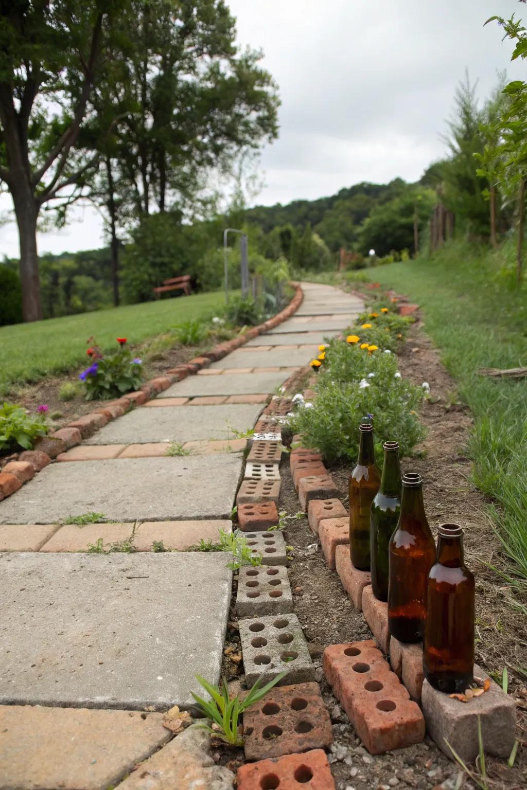 Go sustainable with recycled pieces.