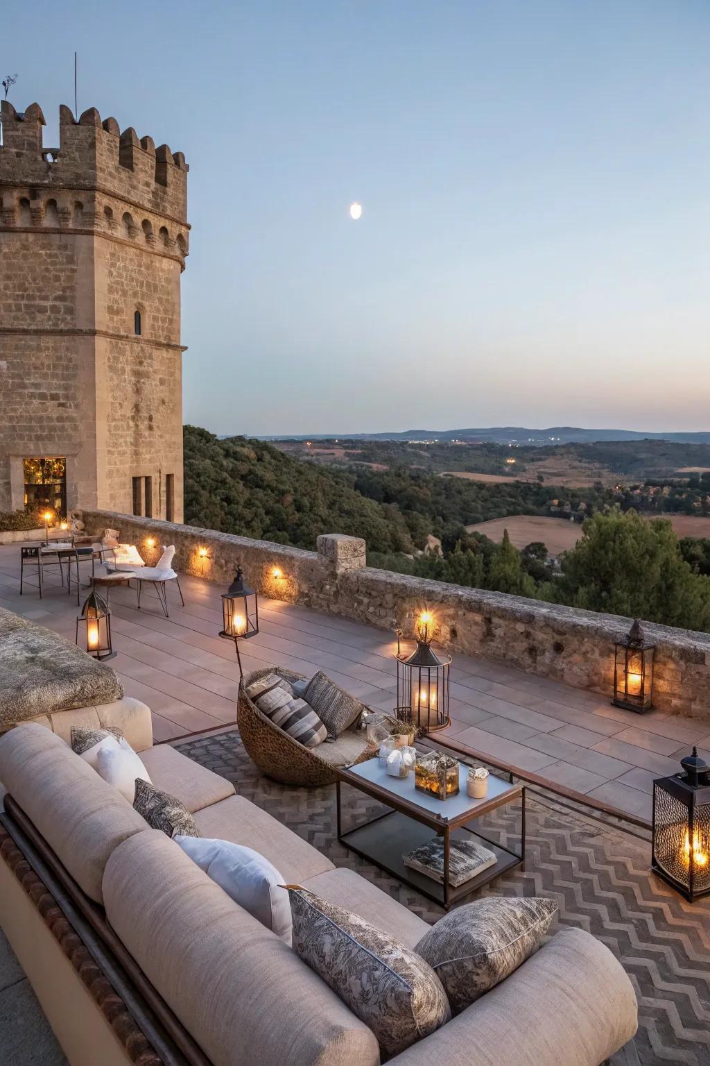 Unwind and enjoy the view from above.