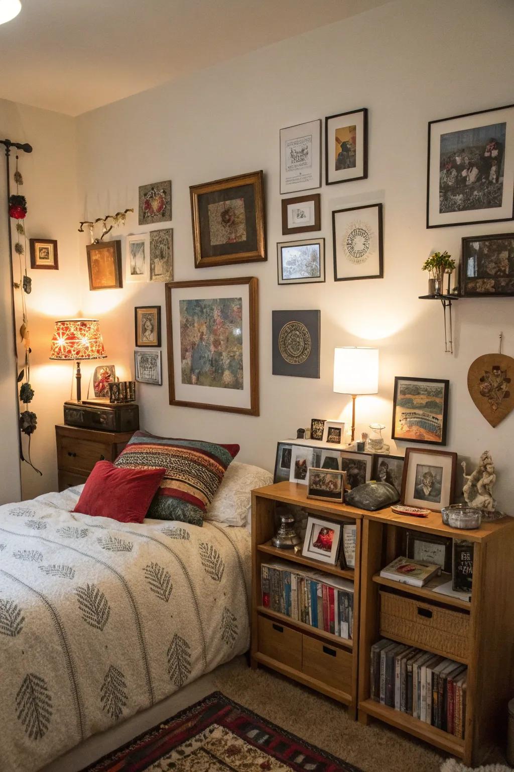 Personal elements render the space uniquely yours.