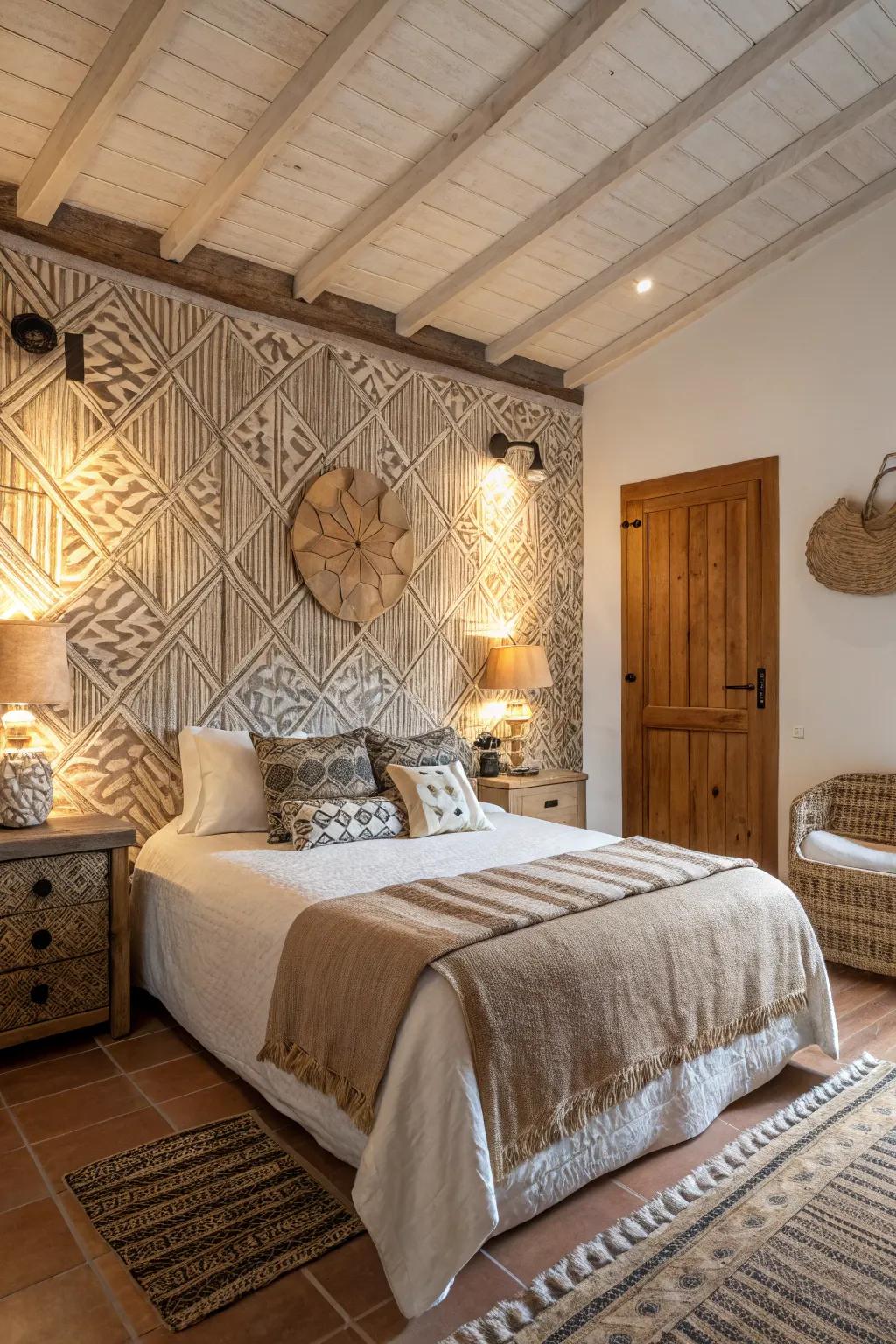 A highlight wall amplifies emphasis and depth.