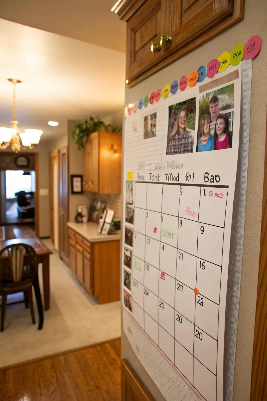 A bespoke year planner sustains family moments vibrantly throughout the annum.